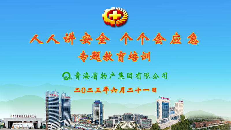 提高安全管理水平 落實全員安全責任——集團安委會舉辦2023年“人人講安全，個個會應急”專題教育培訓
