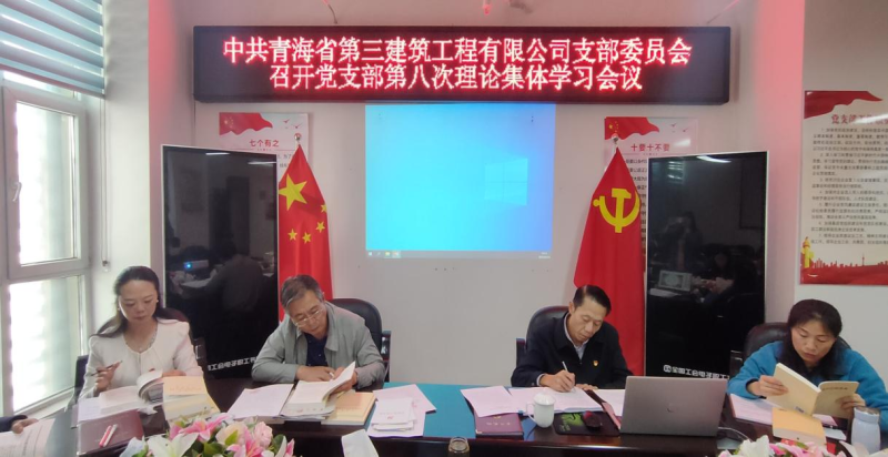三建公司黨支部召開第八次理論集體學(xué)習(xí)會(huì) ----集團(tuán)黨委委員、紀(jì)委書記講主題教育專題黨課
